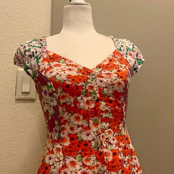 Meave by Anthropologie Lace-Up Back Dress - Picture 4 of 7